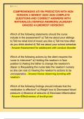 COMPREHENSIVE ATI RN PREDICTOR WITH NGN  VERSION 2 NEWEST 2025&sol; 2026 COMPLETE  QUESTIONS AND CORRECT ANSWERS WITH  RATIONALES &lpar;VERIFIED ANSWERS&rpar; &vert;ALREADY  GRADED A&plus;&vert;&vert;NEWEST VERSION&excl;&excl;&excl;