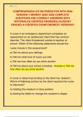 COMPREHENSIVE ATI RN PREDICTOR WITH NGN  VERSION 1 NEWEST 2025&sol; 2026 COMPLETE  QUESTIONS AND CORRECT ANSWERS WITH  RATIONALES &lpar;VERIFIED ANSWERS&rpar; &vert;ALREADY  GRADED A&plus;&vert;VERIFIED EXAM&excl;&excl;&excl;&vert;NEWEST VERSION&excl;&excl;&excl; 