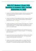 NHA PCT Module 3 Exam Questions & Answers &ndash; Infection Control & Safety 2025