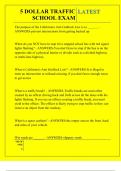 5 DOLLAR TRAFFIC SCHOOL EXAM QUESTIONS AND ANSWERS 2025