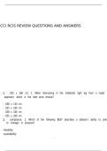 CCI RCIS Review questions and answers