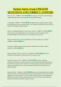Nuclear Surety Exam UPDATED  QUESTIONS AND CORRECT ANSWERS