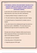 ATI RN MEDICAL SURGICAL NGN EXAM NEWEST 2025&sol;2026 ACTUAL  EXAM WITH COMPLETE QUESTIONS AND CORRECT DETAILED  ANSWERS &lpar;100&percnt; VERIFIED ANSWERS&rpar; &vert;ALREADY GRADED A&plus;&vert;  &vert;&vert;PROFESSOR VERIFIED&vert;&vert;