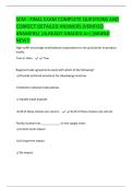 SCM - FINAL EXAM COMPLETE QUESTIONS AND  CORRECT DETAILED ANSWERS &lpar;VERIFIED  ANSWERS&rpar; &vert;ALREADY GRADED A&plus;&vert;&vert;BRAND  NEW&excl;&excl; 