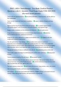PHCL 4020&colon; Chemotherapy&colon;  Test Bank &vert;Verified Practice  Questions with A&plus; Answers &vert; Final Exam Guide FOR 2025&sol;2026  &lpar;the most recent quizzes&rpar; 