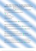 PHCL 4020&colon; Chemotherapy&colon;  Test Bank &vert;Verified Practice  Questions with A&plus; Answers &vert; Final Exam Guide FOR 2025&sol;2026  &lpar;the most recent quizzes&rpar; 