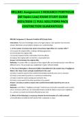 RRLLB81 Assignment 3 RESEARCH PORTFOLIO &lpar;All Topics Law&rpar; EXAM STUDY GUIDE 2025&sol;2026 &vert;&vert; FULL SOLUTIONS PACK <DISTINCTION GUARANTEED>