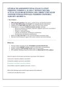 ATI HEALTH ASSESSMENT FINAL EXAM 3 LATEST VERSIONS &lpar;VERSION A&comma; B AND C&rpar; NEWEST 2025-2026 ACTUAL EXAM 400 QUESTIONS AND CORRECT DETAILED ANSWERS WITH RATIONALES &lpar;VERIFIED ANSWERS&rpar; &vert; ALREADY GRADED A&plus;  