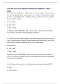 ASE A4 practice test questions and answers 100&percnt; pass