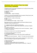 ARKANSAS REAL ESTATE PRACTICE EXAM QUESTIONS & ANSWERS 