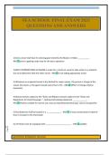 SEA SCHOOL FINAL EXAM 2025 QUESTIONS AND ANSWERS