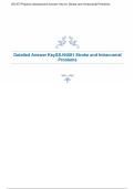 SS ATI Practice Assessment&period; Answer Key for Stroke and Intracranial Problems&vert;&vert; Latest Updated Questions and Verified Answers With Rationales