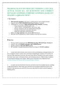 PHARMACOLOGY RN HESI EXIT VERSION A 2025-2026  ACTUAL EXAM ALL 160 QUESTIONS AND CORRECT DETAILED ANSWERS &lpar;VERIFIED ANSWERS&rpar; &vert;ALREADY GRADED A&plus;&vert;&vert;BRAND NEW&excl;&excl;  