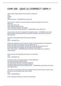 CHR 105 - QUIZ 11 CORRECT 100&percnt; &excl;&excl; 