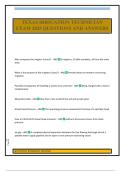 TEXAS IRRIGATION TECHNICIAN EXAM 2025 QUESTIONS AND ANSWERS