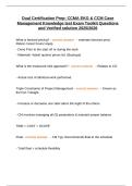Dual Certification Prep&colon; CCMA EKG & CCM Case Management Knowledge test Exam Toolkit Questions and Verified solution 2025&sol;2026