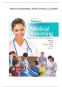 TEST BANK FOR Pearson’s Comprehensive Medical Assisting, 4th Edition ALL  59 CHAPTERS COVERED