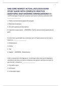 NAB CORE NEWEST ACTUAL 2025&sol;2026 EXAM STUDY GUIDE WITH COMPLETE PRACTICE QUESTIONS AND ANSWERS&period;VERIFED&sol;GRADED A&plus;