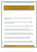WGU D105 OA &num;2 EXAM 2025 QUESTIONS AND ANSWERS