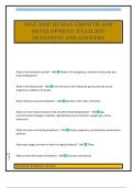 WGU D202 HUMAN GROWTH AND DEVELOPMENT&period; EXAM 2025 QUESTIONS AND ANSWERS