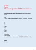 SNSA Sonic OS 7 Exam Questions With Correct Answers