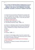 NGN ATI RN Nutrition Proctored Final Exam 2024&sol;2025 &vert; 70 Actual Exam Questions with Correct Verified Answers & Detailed Rationales &vert; A&plus; Graded &vert; Latest Version