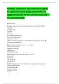 FUR2601 Assignment 2 &lpar;Fundamental Rights&rpar; EXAM STUDY GUIDE 2025&sol;2026 COMPLETE QUESTIONS BANK WITH VERIFIED ANSWERS &vert;&vert; PASS GUARANTEED
