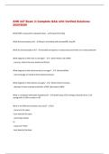 AHN 447 Exam 3&colon; Complete Q&A with Verified Solutions 2025&sol;2026