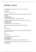 NUR 504 - Exam 6&period; Questions with Accurate Answers