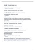 NUR 504 EXAM -4&period; QUESTIONS WITH CORRECT ANSWERS 