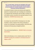WGU C233 EMPLOYMENT LAW OBJECTIVE ASSESSMENT EXAM LATEST  2025&sol;2026 ACTUAL EXAM WITH COMPLETE QUESTIONS AND CORRECT  DETAILED ANSWERS &lpar;100&percnt; VERIFIED ANSWERS&rpar; &vert;ALREADY GRADED A&plus;&vert;  &vert;&vert;PROFESSOR VERIFIED&vert;&vert; &vert;&vert;BRANDNEW&excl;&excl;&excl;&vert;&vert;