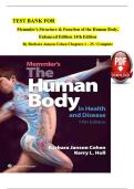 Test Bank memmlers structure and function of the human body&comma; 14th edition cohen