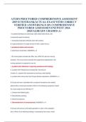 ATI RN PROCTORED COMPREHENSIVE ASSESMENT  2025 B TESTBANK&sol;ACTUAL EXAM WITH CORRECT  VERIFIED ANSWERS&sol;NGN RN COMPREHENSIVE  PROCTORED ASSESSMENT&sol;NEWEST 2024- 2025&sol;ALREADY GRADED A&plus;