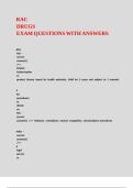 RAC DRUGS EXAM QUESTIONS WITH ANSWERS&period;