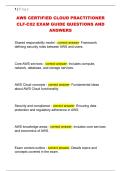 AWS CERTIFIED CLOUD PRACTITIONER  CLF-C02 EXAM GUIDE QUESTIONS AND  ANSWERS 