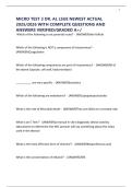 MICRO TEST 3 DR&period; AL LSUE NEWEST ACTUAL 2025&sol;2026 WITH COMPLETE QUESTIONS AND ANSWERS VERIFIED&sol;GRADED A&plus;&sol;