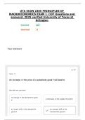 UTA ECON 2305 PRINCIPLES OF MACROECONOMICS EXAM 1 &lpar;107 Questions and answers&rpar; 2025 verified University of Texas at Arlington