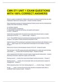 CMN 571 UNIT 1 EXAM QUESTIONS WITH 100&percnt; CORRECT ANSWERS 