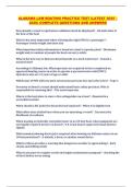 ALABAMA LAW BOATING PRACTICE TEST &lpar;LATEST 2025 &ndash; 2026&rpar; COMPLETE QUESTIONS AND ANSWERS