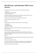 NR 328 Exam 1 peds Questions With Correct Answers
