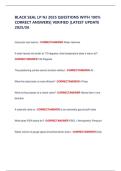 BLACK SEAL LP NJ 2025 QUESTIONS WITH 100&percnt;  CORRECT ANSWERS&vert; VERIFIED &vert;LATEST UPDATE  2025&sol;26 