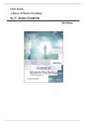 History of Modern Psychology &lpar;5th Edition&comma; C&period; James Goodwin&rpar; &ndash; Complete Test Bank Chapters 1&ndash;15