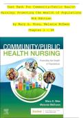 test bank for communitypublic health nursing promoting the health