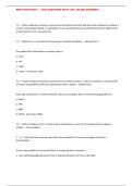 RBSM EXAM PART 1 - 2025 QUESTIONS WITH 100&percnt; SOLVED ANSWERS&excl;&excl;