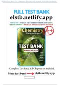 Test Bank - Chemistry&colon; The Central Science&comma; 15th Edition &lpar;Brown&comma; 2018&rpar;&comma; Chapter 1-24 &vert; All Chapters