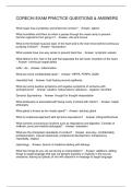CORECHI EXAM PRACTICE QUESTIONS & ANSWERS