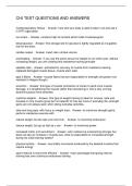 CHI TEST QUESTIONS AND AANSWER