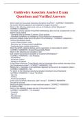 Guidewire Associate Analyst Exam Questions and Verified Answers