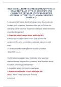 HESI MENTAL HEALTH ENTRY EXAM 2026&sol; ACTUAL  EXAM TEST BANK WITH 400 QUESTIONS AND  CORRECTLY DETAILED ANSWERS &lpar;VERIFIED  ANSWERS&rpar; LATEST UPDATE 2024-2025 ALREADY  GRADED A&plus;