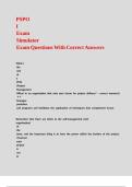 PSPO I Exam Simulator Exam Questions With Correct Answers&period;